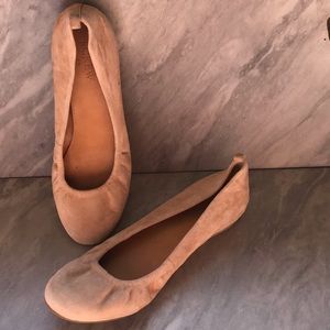 Nude J. Crew Ballet Flats